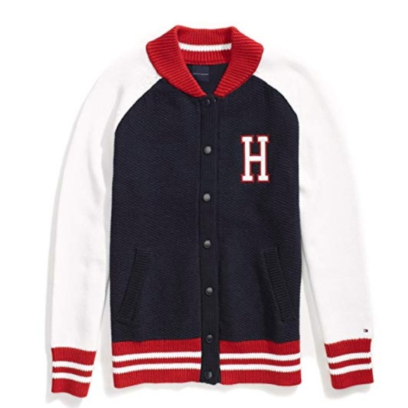 college jacket tommy hilfiger